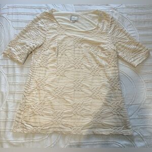 NWOT Women’s cream top